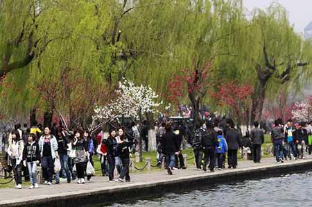 清明時(shí)節(jié)雨 春意醉游人