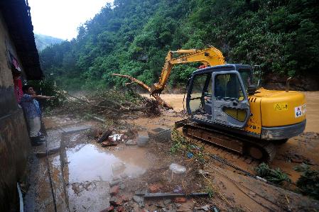 浙江常山:遭強降雨襲擊 損失嚴重