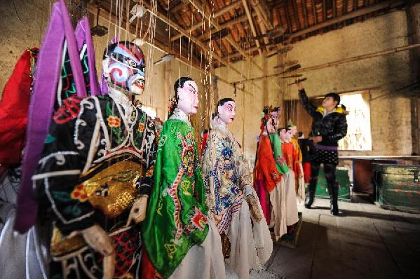 傳統木偶戲進山鄉 傳統文化迎新春