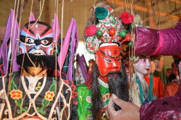 傳統木偶戲進山鄉 傳統文化迎新春