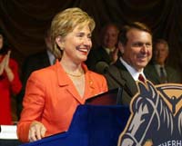 Late-arriving candidate got push from Clintons