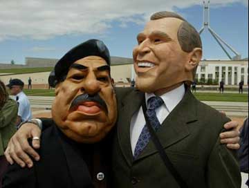 Australian anti-Bush protest