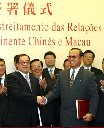 Mainland/Macao CEPA signed