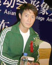 Leon Lai at 6th Winter Asian Games press conferencee