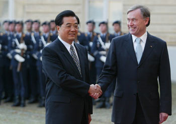 Hu starts 4-day German visit