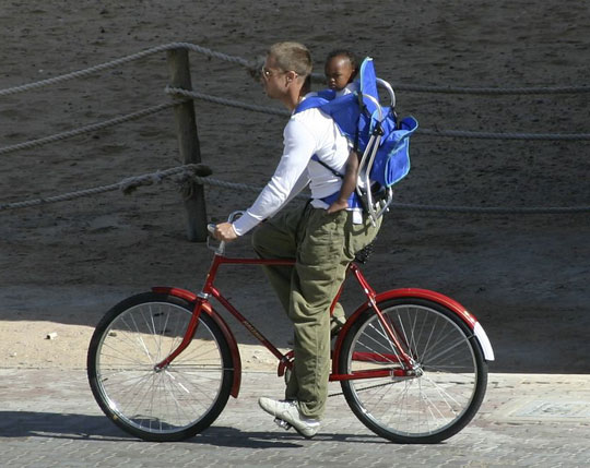 Pitt's biking adventure