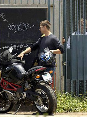 Angelina took Maddox to school