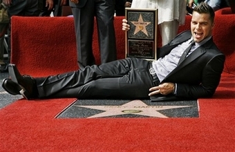 Ricky Martin gets Walk of Fame star