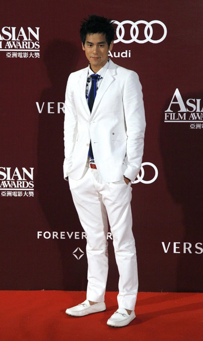 Stars sparkle red carpet at the Asian Film Awards in Hong Kong