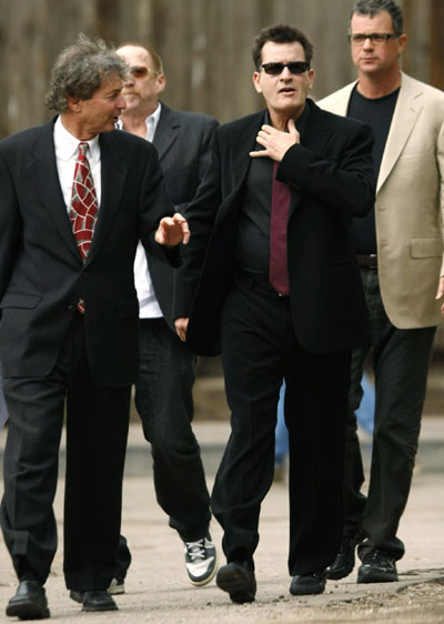 Charlie Sheen pleads guilty to assault