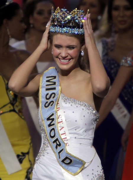 American beauty crowned Miss World 2010 in Sanya