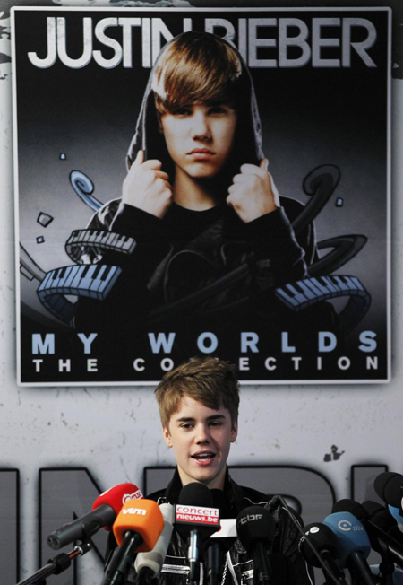 Justin Bieber's concert at the Sportpaleis in Antwerp