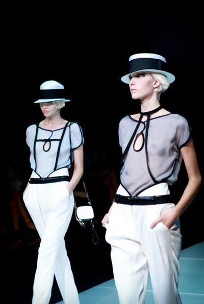 Emporio Armani Spring/Summer 2012 women's collection