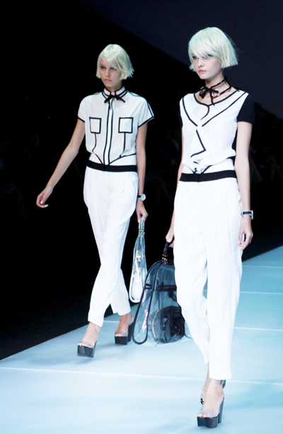 Emporio Armani Spring/Summer 2012 women's collection