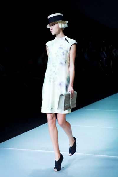 Emporio Armani Spring/Summer 2012 women's collection