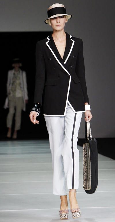 Emporio Armani Spring/Summer 2012 women's collection