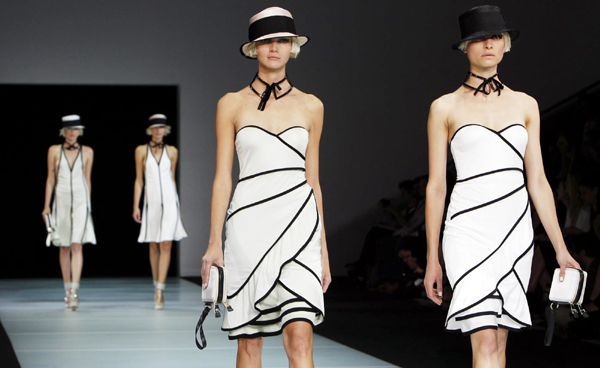 Emporio Armani Spring/Summer 2012 women's collection