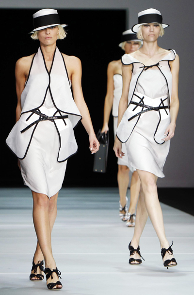 Emporio Armani Spring/Summer 2012 women's collection