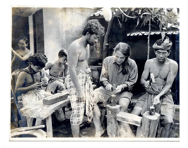 Silver among the rice fields