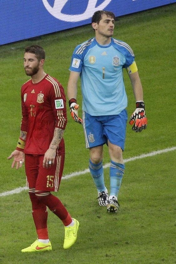 衛冕冠軍西班牙的14個絕望表情