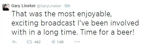 萊因克爾：最好看的比賽！