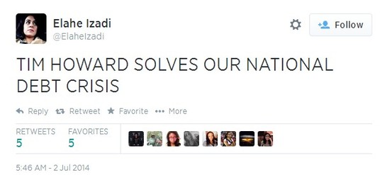 美國惜敗 門將霍華德又被玩壞了