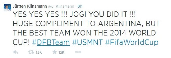 世界冠軍！德國隊員發狀態曬自拍慶祝奪冠