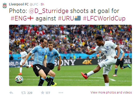利物浦內戰：英格蘭對烏拉圭