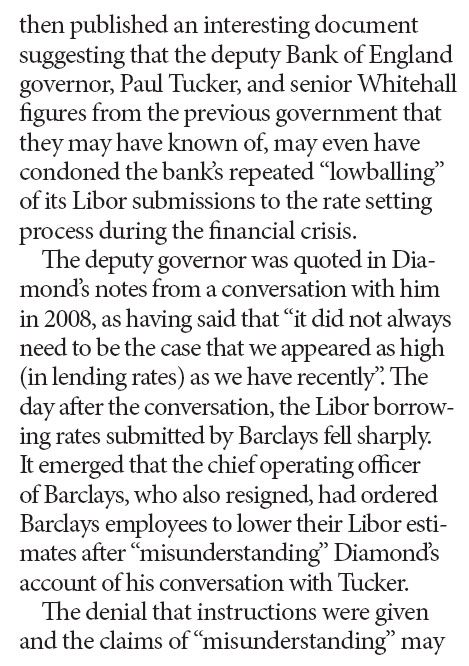 Regulate our banks: to learn lessons from Barclays over-split