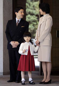 日本愛子公主長大了！家門口公開亮相