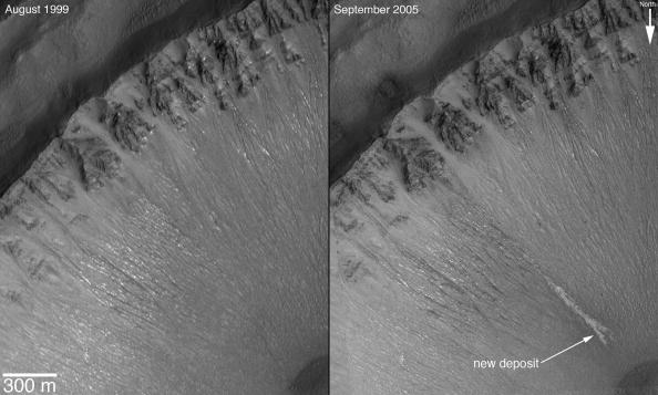 NASA發現火星近7年有水流過 移民外星夢想更近一步