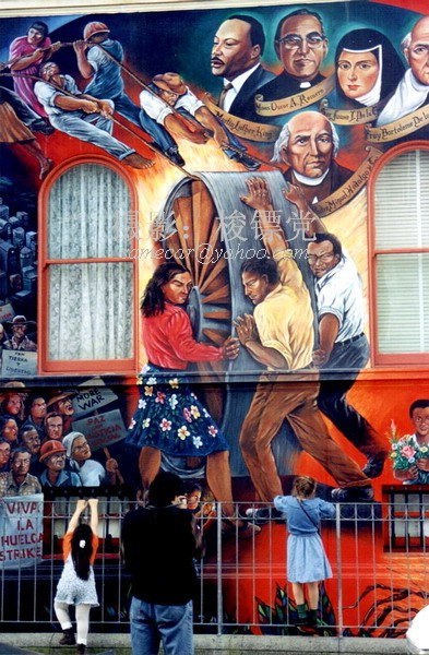 流落情感到街頭：近距離看北美街頭壁畫