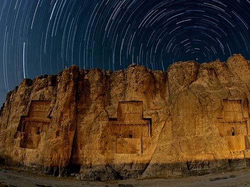 伊朗攝影師沙漠拍攝壯觀銀河系照片