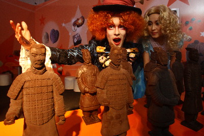 巧克力夢公園今起倒數(shù)計(jì)時(shí) 巧克力兵馬俑天天送游客