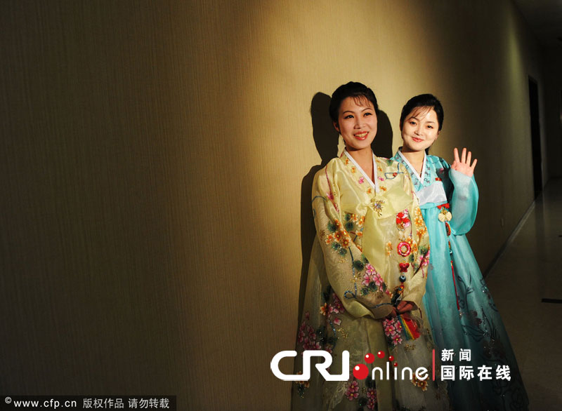 朝鮮版《紅樓夢》劇組亮相北京(高清組圖)