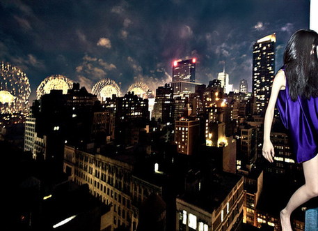 組圖：韓女藝術家摩天大樓邊緣營造搖搖欲墜刺激感