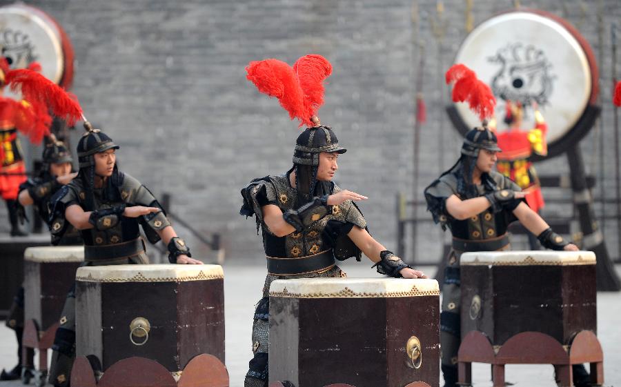 西安“武士文化系列展演”:跨越時(shí)空的城墻武士