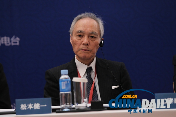 日方嘉賓麗澤大學教授松本健一發言