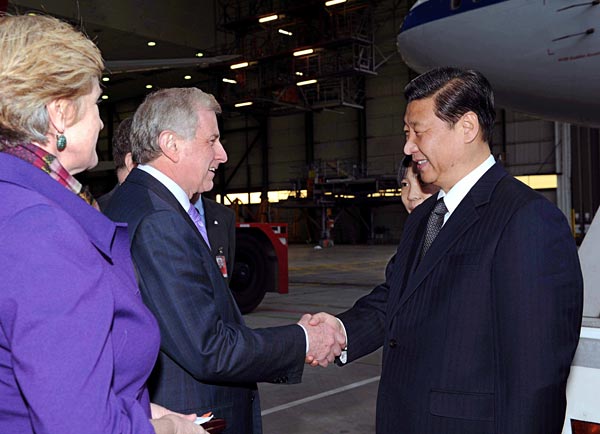 2010年習(xí)近平抵達(dá)墨爾本開始訪問澳大利亞