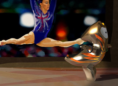 組圖：倫敦奧運會吉祥物文洛克和曼德維爾身世