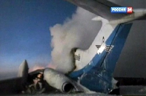 俄羅斯一客機起火爆炸 3人遇難43人受傷