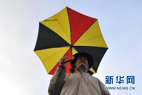 比利時(shí)民眾舉行維護(hù)國(guó)家統(tǒng)一大游行
