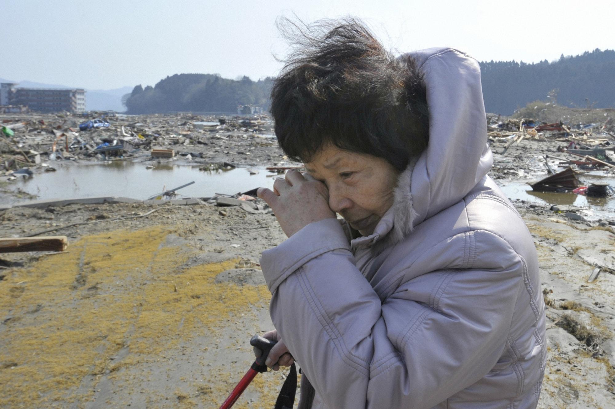日本三座小城災(zāi)后基本消失 傷亡失蹤者達數(shù)萬