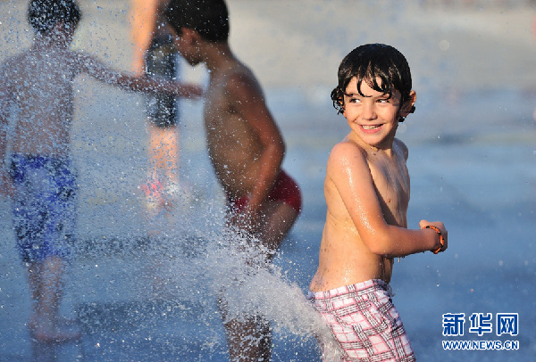 西班牙遭遇高溫天氣