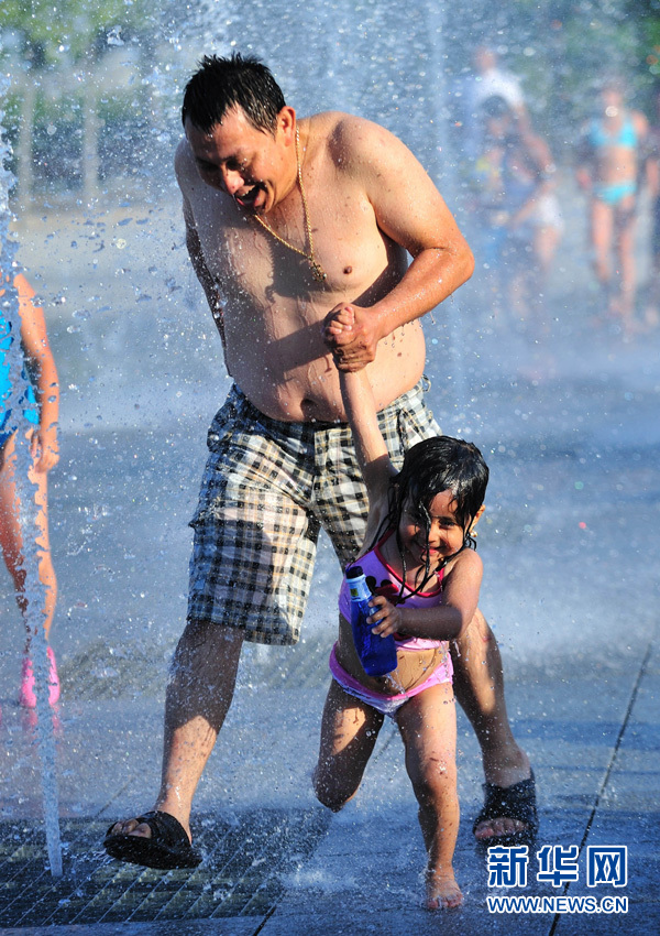 西班牙遭遇高溫天氣