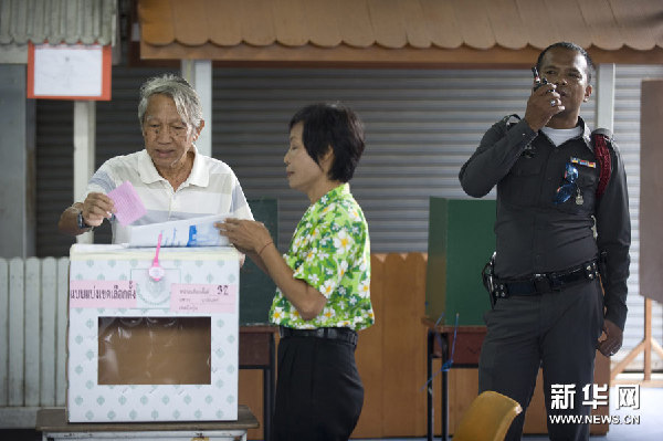 高清組圖：泰國(guó)舉行國(guó)會(huì)下議院選舉