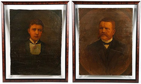 希特勒雙親油畫消失半個多世紀后突然現身 拍賣估價高達10萬美元
