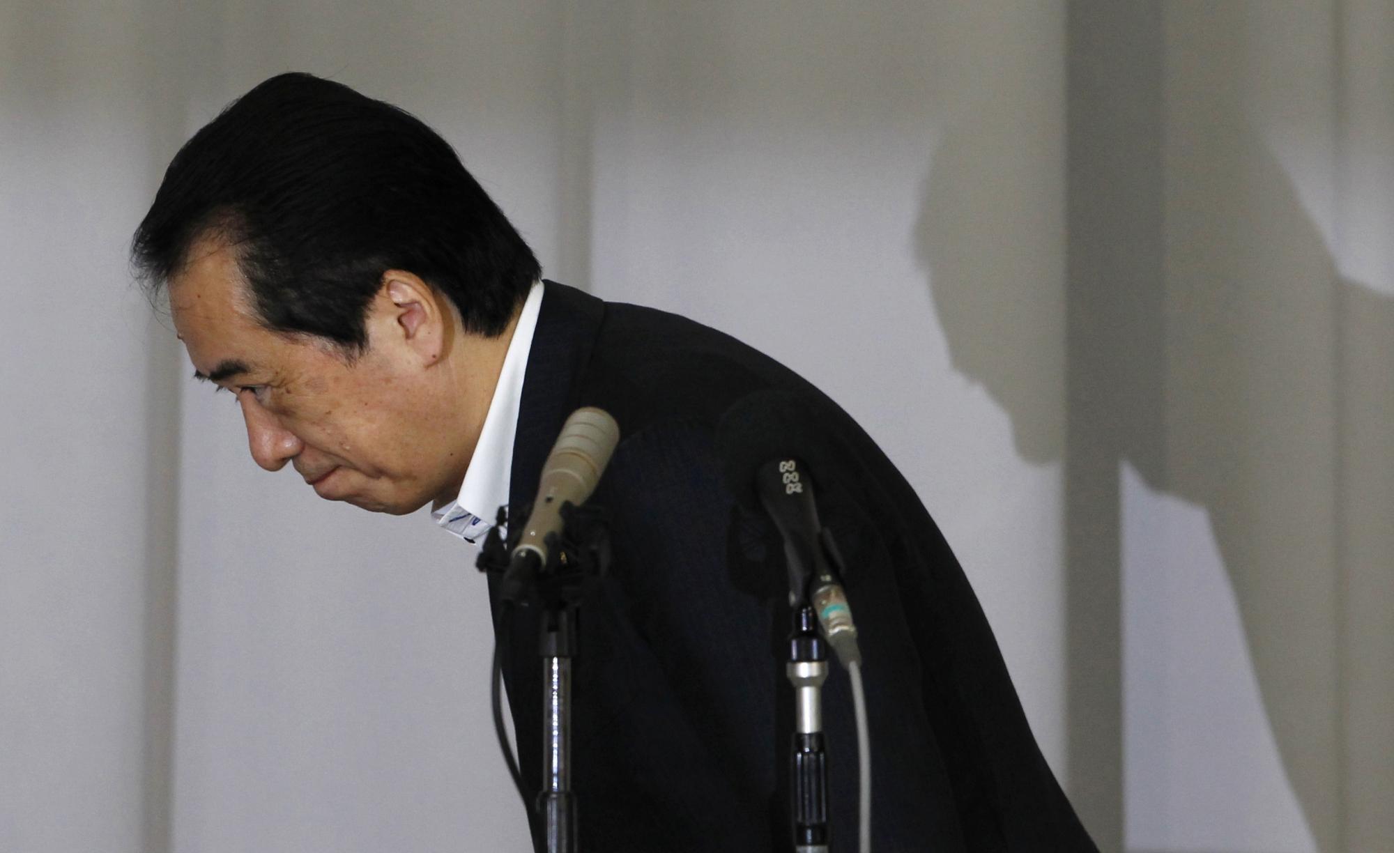 苦撐一年三個(gè)月 “拖延首相”菅直人正式辭職