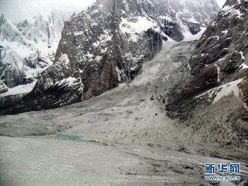 巴基斯坦軍方公布雪崩事故現(xiàn)場照片