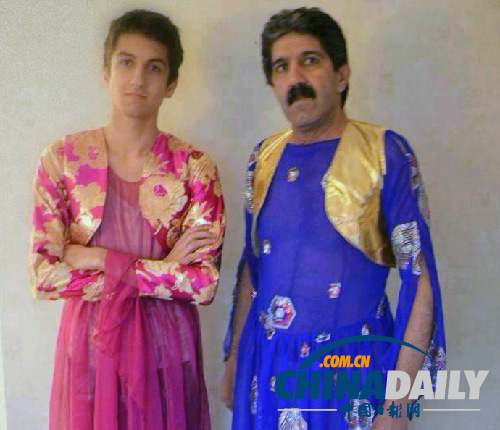 伊朗判處一男子穿女性服裝游街 網友身著女裝抗議